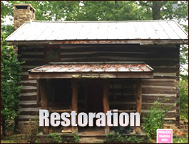 Historic Log Cabin Restoration  South Solon, Ohio